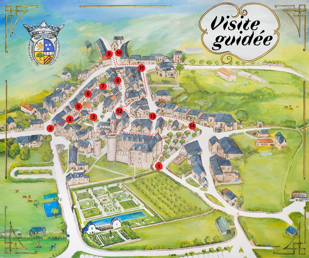 Plan de la visite guidée